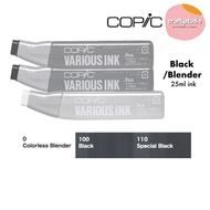 Black/Colourless Blender Copic Various Ink Refill, Copic Refill