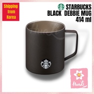 STARBUCKS KOREA SS Black Debbie Mug Cup 414ml [Huali]