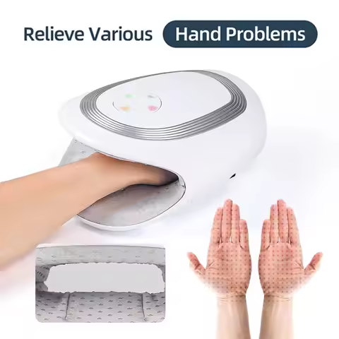 Electric Hand Massager With Compression Wireless Hand And Finger Massager Air Pressure Kneading Wris
