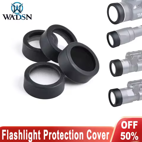 WADSN Tactical M300 M600 X300 X400V Protector Hunting Weapon1 light LED Flashlight Cover Custom Lens