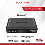 POLYTRON PDV-600 SET TOP BOX DVB T2 RECEIVER TV DIGITAL - PANDORASTORE