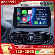 Android 15 For Renault Clio 3 2005-2014 2K QLED Android Car Radio Multimedia Video Player AI Voice C