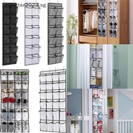 [DB] 12/24 Grids Wall-Mounted Sundries Shoe Organiser Fabric Closet Bag Storage Rack Mesh Pocket Cle