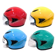 SGV LTD VTEC JUNIOR VISOREX KIDS HELMET SIRIM CERTIFIED SIZE S BUDAK TOPI KELEDAR KELADA HELMET KID 