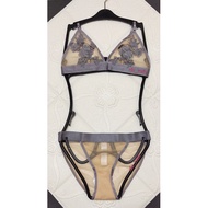 32/70/S, 36/80/L TRANSPARENT LA MIU SET BRA AND PANTIES