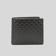 Gucci Men's Microguccissima GG Logo Leather Coin Wallet Black 544472 RHKX