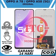 LCD TOUCHSCREEN OPPO A78 (5G) - OPPO A58 (5G) ORIGINAL FULLSET WARRANTY FREE LCD GLUE