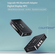 HOT NFC USB Bluetooth 5.0 Transmitter Receiver 3 in 1 Adapter Dongle AUX for Hom [countless.sg]