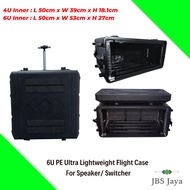 6U PE Ultra Lightweight Flight Case For Speaker/ Switcher