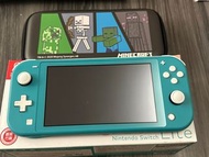 Nintendo Switch lite 99.9%new full set 連原裝Minecraft機套