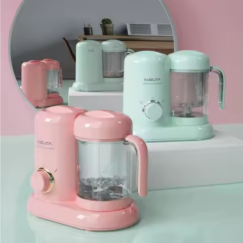 220V Multi-Function Electric Baby Food Grinder Automatic 4 in 1 Cooking Steamer Cooker Blender Food 