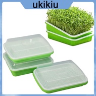 UKI Seed Sprouter Tray with Lid Cultivation Germinations Tray Sprouting Growing Plate for Wheatgrass Bean Garden Nursery