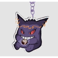 Pokemon x Zodiac: Gengar x Scorpio Glitter Acrylic Keychain
