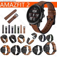 Amazfit Strap for Xiaomi Huami Amazfit Pace Stratos 2 Strap leather band for amazfit bip straps