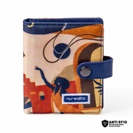 Wallts Claus Dune - Dompet Lipat Kanvas Strap Anti Air Pria