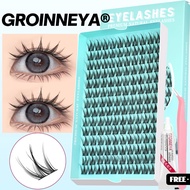 GROINNEYA False Eyelashes Lift Set Manga Lashes Natural Bending 3d Mink Lashes lash Extension Makeup