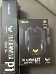 ASUS TUF Gaming M3 mouse 加 滑鼠墊 Asus tuf gaming mouse pad