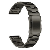 Zenia 26มม.22มม.ไทเทเนียม Ultralight วัสดุสำหรับ Garmin Fenix 8 AMOLED E 7X 7 Pro 6X 6 Sapphire Sola