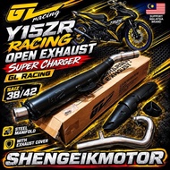 Y15ZR SUPER CHARGER OPEN EXHAUST  38/42 GL RACING