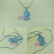Monel Stainless Steel Arabic Name Pendant Necklace