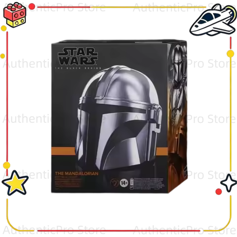 【In Stock】Hasbro Star Wars The Black Series The Mandalorian Helmet Action Model Gift&Collection