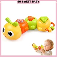Montessori Caterpillar Busy Toy Baby Sensory Toy Early Learning Fine Motor Skills Toy Mainan Baby Ba