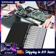 soyoung 0201 0R-10M SMD Resistor Kit  170 Values X 50pcs Each 1% Accuracy Sample Book Assortment Fol