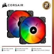 CORSAIR iCUE SP140 RGB PRO Performance 140mm Dual Fan Kit