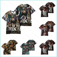 XS1 Netflix All of Us Are Dead T Shirt for Kids Boy Girls Unisex Tees 110-160CM Size Round Neck Tops