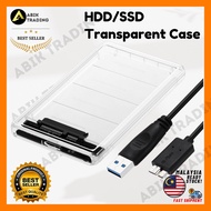Transparent SATA 2.5-inch USB 3.0 SATA HDD Box HDD Hard Disk Drive External HDD Enclosure