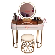 Nordic light luxury dressing table bedroom modern minimalist small apartment net red ins makeup tabl