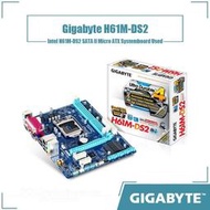 q英特爾 技嘉 H61MDS2 臺式機主板 LGA 1155 DDR3 16GB 適用於 Intel