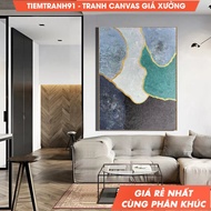 Wall painting, Green Abstract Art Painting Green Painting Gary Abstract Art Painting Blue Wall Art M