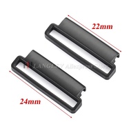 2pcs 20mm to 22mm 22mm to 24mm Quick Release Stainless Steel Watch Connector Milanese Nylon Watch St