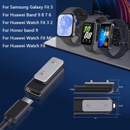 Watch Charger USB-C Adapter for Samsung Galaxy Fit 3/Huawei Watch Fit 3 2  Type C Charging Adopter