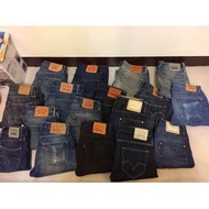 本周三新增 levi's levis 牛仔褲 504 501 511 505赤耳原色刷色破壞 W29-W34 都有