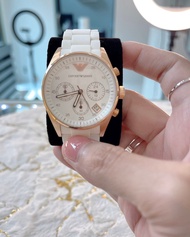 นาฬิกา Emporio Armani รุ่น AR5920 Women’s Sportivo white Dial watch แท้