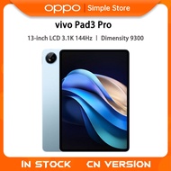 Original VIVO Pad 3 Pro Tablet Dimensity 9300 Octa-core 13 inches 144Hz 11500mAh Wi-Fi 7