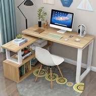 電腦枱書枱寫字台書架組合轉角書櫃寫字桌學習桌書桌書櫃一體櫃L型