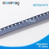 100pcs smd zener Diode 4v 7 sod-323 0805 0.25w smd Diode bzt52c4v7s mm3z4v7 w7