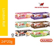 Mamee London Roll 24pcs x 20g ( Choco / Strawberry / Coconut / Milk / Vanilla )