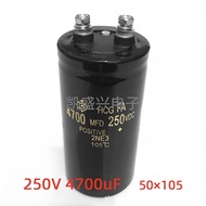 250V4700UF Hitachi Screw Terminal Capacitor50X105 65X105 Audio Filter Electrolytic Capacitor
