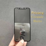 For Samsung Galaxy A11 A12 A02S A7 2018 A70 Screen Protector Privacy Ceramic Film Anti-spy Tempered 