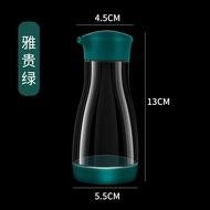 Kitchen Glass Oil Bottle Small Quantitative Pressing No Oil Drizzle Home Use Cooking Storage Contain