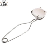 [A&B] 25Cm Stainless Steel Crucible Tong Clamp Crucible Pliers White Gold Bowl Melting Gold Furnace 