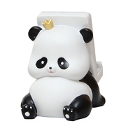The Supernatural Shop Stable Phone Holder Cute Panda Phone Holder Adorable Panda Phone Holder Stand Cute Animal Shape Decoration for Desktop Resin Craft Mobile Cellphone Mount Perfect Birthday Gift