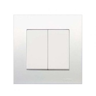 SCHNEIDER VIVACE 2 GANG 1 WAY SWITCH/ SIEMENS 1WAY 2 GANG SWITCH SOCKET