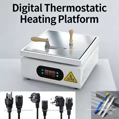 Professional Digital Thermostatic Heating Platform with LED Display 0-400°C for Box Film Sealing & W