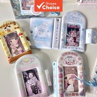 Ins Creme Brulee Puppy Cafe Card Book 3-inch Photo Album 32 Slots PP Reverse Button Polaroid Photo A