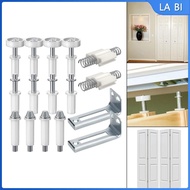 [Wishshopeehhh] 16x Bifold Door Hardware Kit Bifold Door Top Guide Wheel Bifold Door Hardware